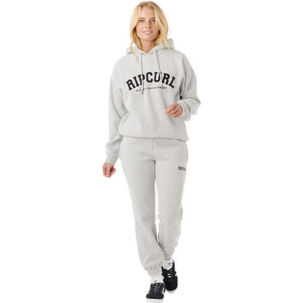 2025 Rip Curl Varsity-hættetrøje Til Kvinder 08HWFL - Grå Marle / Black